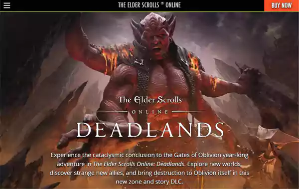 Elder Scrolls Online Deadlands Expansion